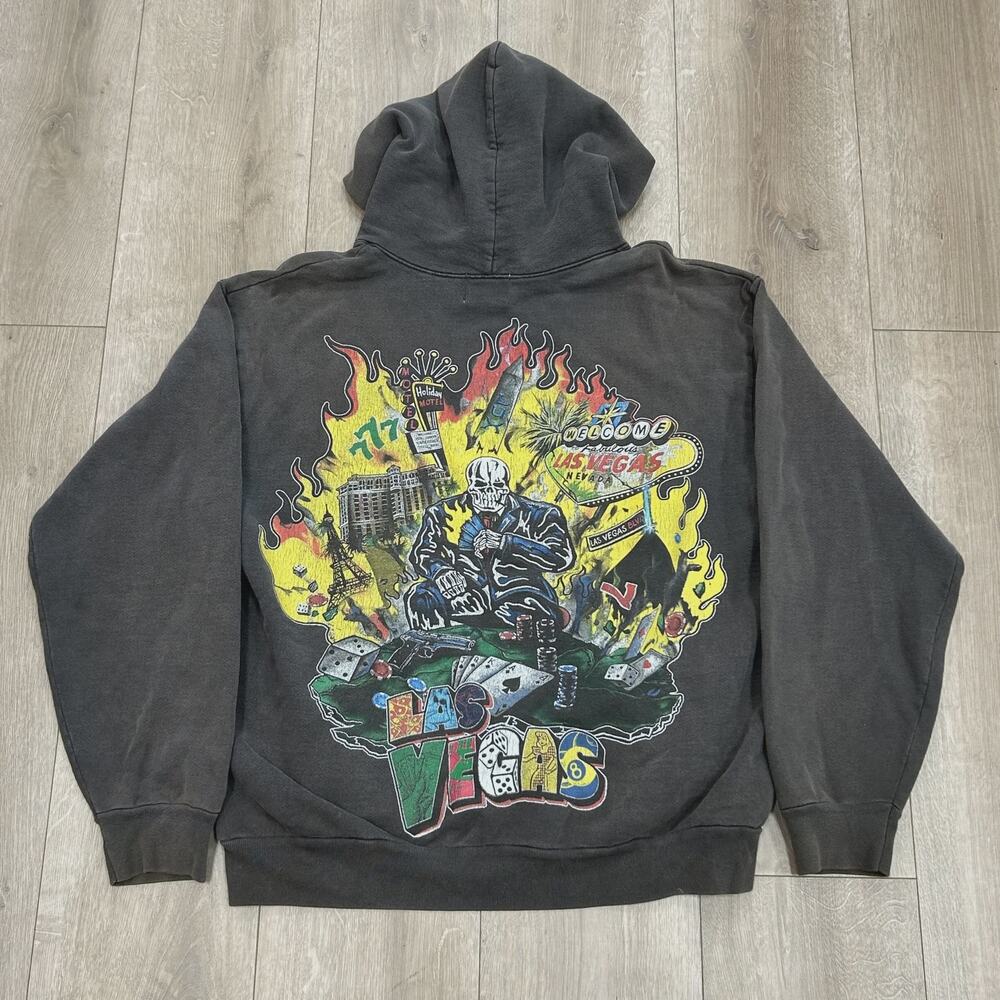 Warren Lotas "Broken Tables" Las Vegas Hoodie Sweater sz Medium M SF